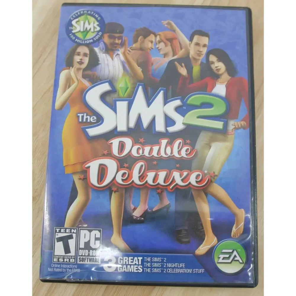 Sims 2 PC games Unleashed, House party, Sims2 Business, Double Deluxe Lot Of 4